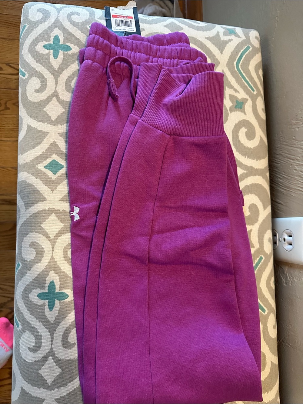 Under Armour Girls' Fuchsia Pull-On Jogger Pants